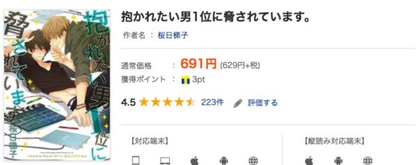 抱かれたい男1位に脅されています。