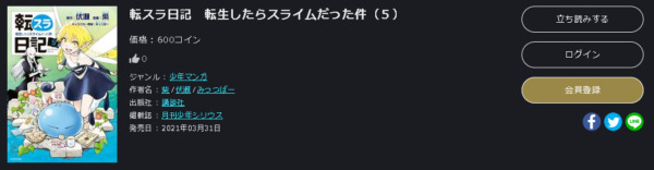 転スラ日記 転生したらスライムだった件6