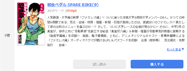 弱虫ペダル SPARE1