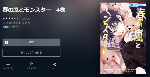 春の嵐とモンスター4