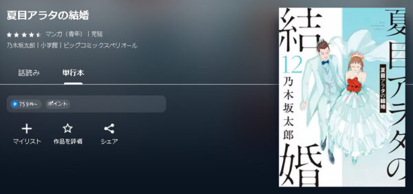 夏目アラタの結婚4